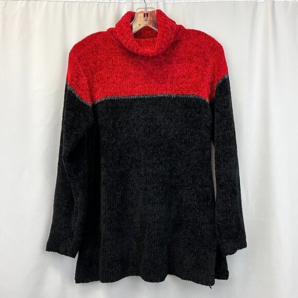 Honors Womens Multicolor Long Sleeve Turtleneck Pullover Sweater Size Small - Picture 1 of 8